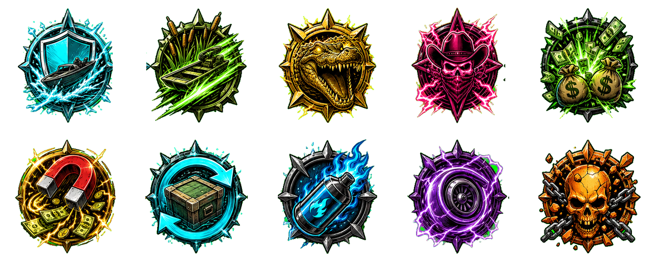 Backwater Outlaws token graphics