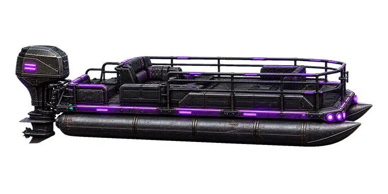 Swamp Pontoon Hotrod