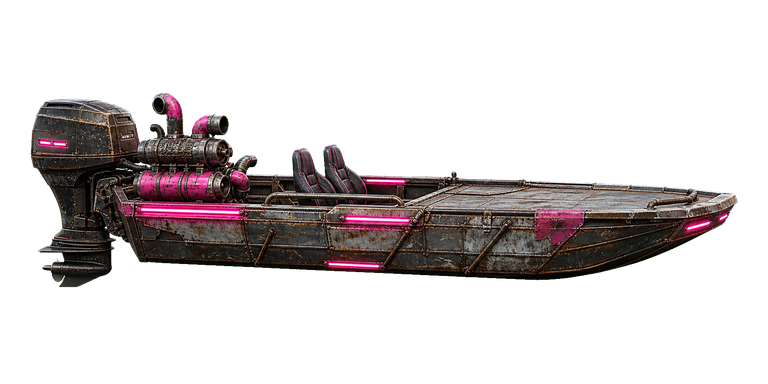 Scrap Rocket Skiff