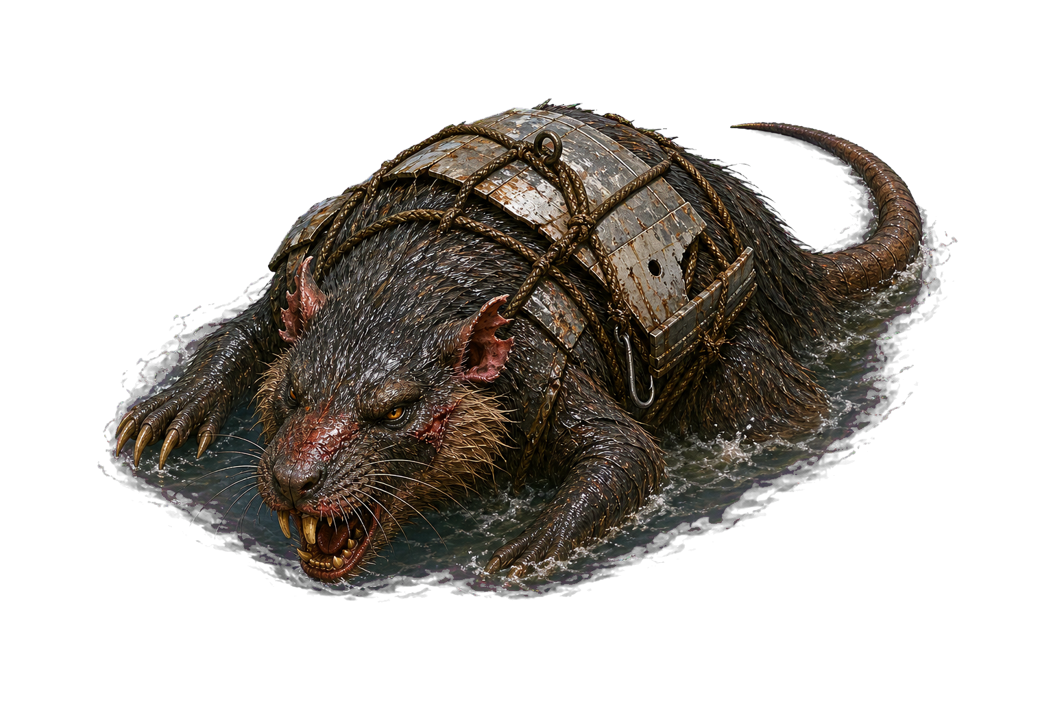 Ricky the River Rat boss card